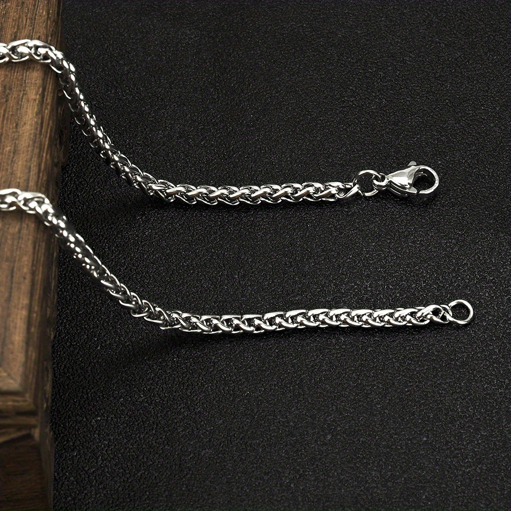 1pc Silver Stainless Steel Keel Chain